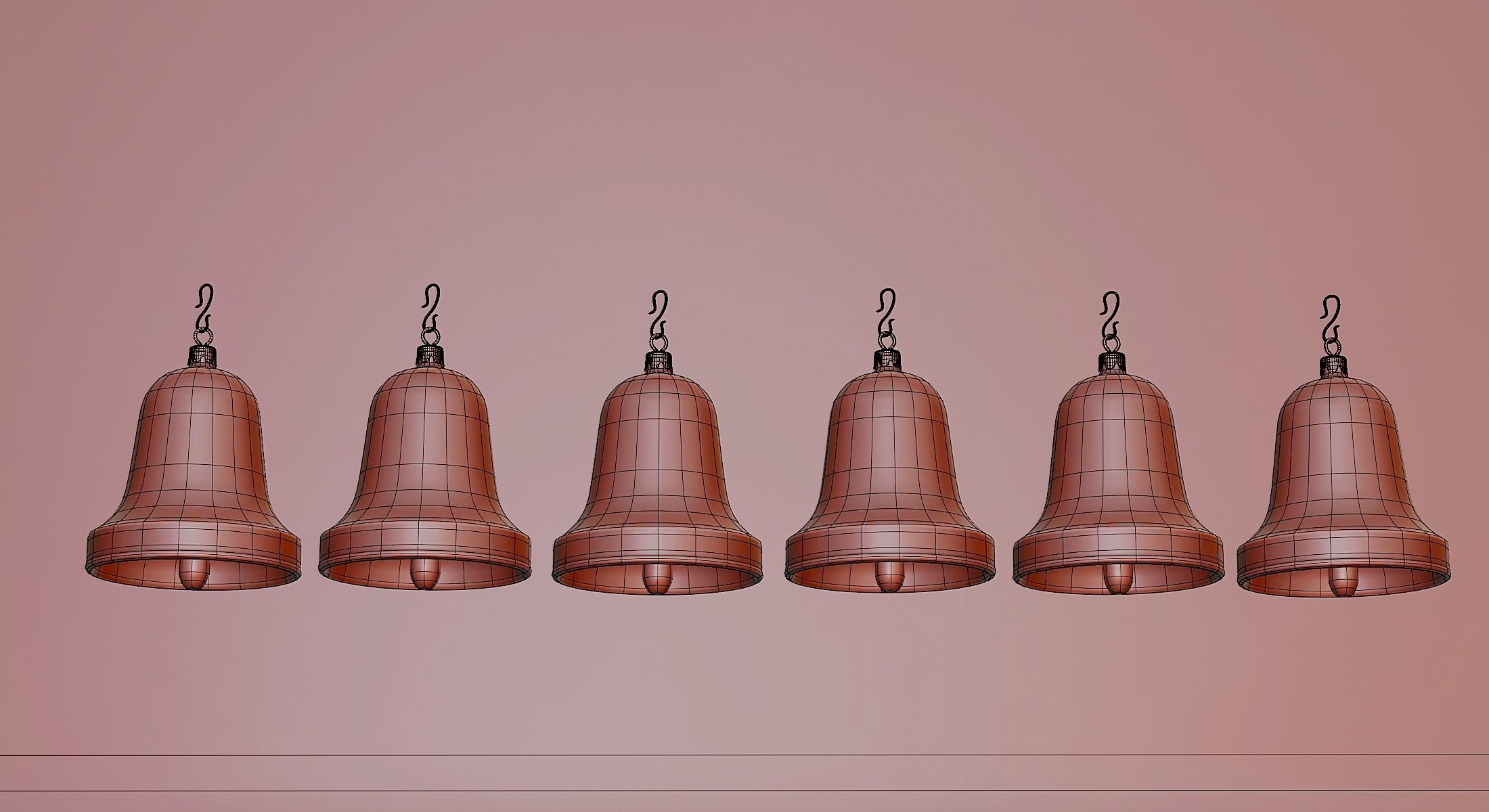 Set of colorful Christmas toys 3 3D model_7