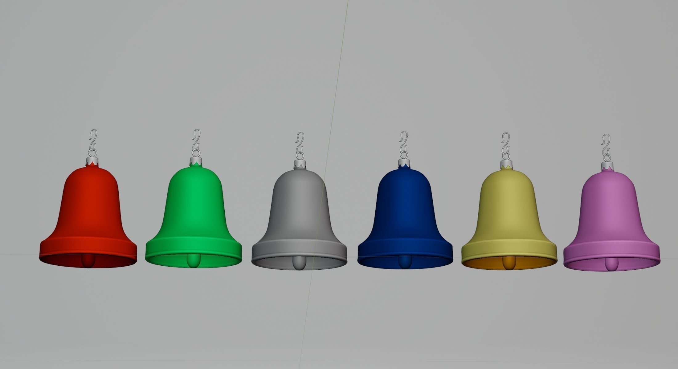 Set of colorful Christmas toys 3 3D model_5