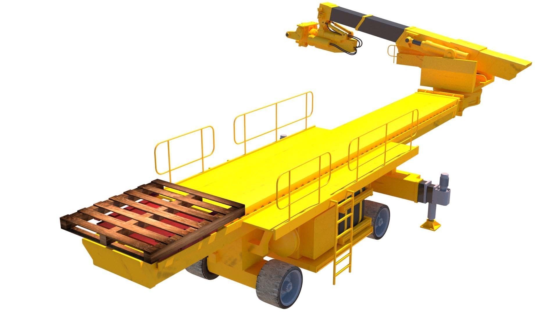 lainera crane 3D model_1