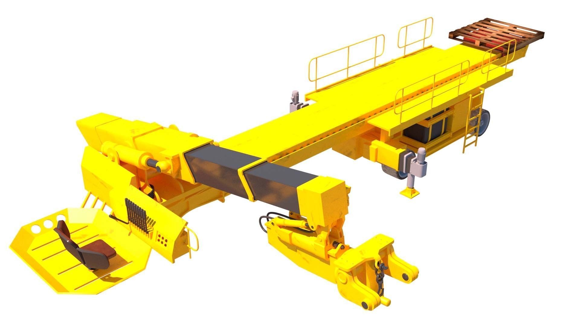 lainera crane 3D model_3