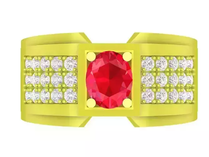 korean diamond men ring 4113