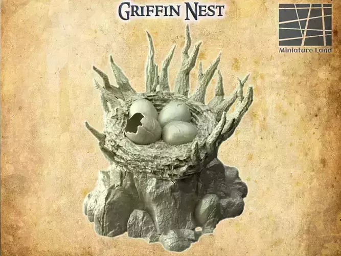 Griffon Nest Tabletop Terrain 28 MM