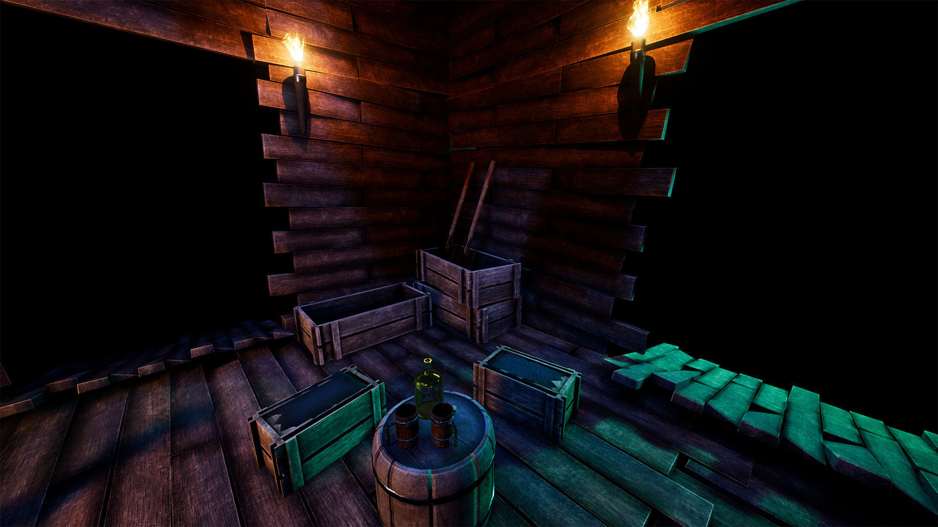 Pirate Props 60 Variations Low-poly 3D model_5