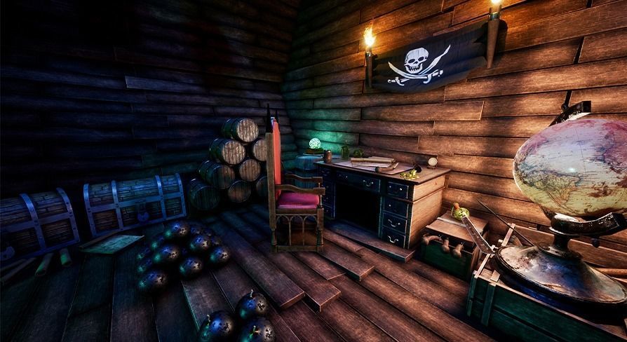 Pirate Props 60 Variations Low-poly 3D model_22