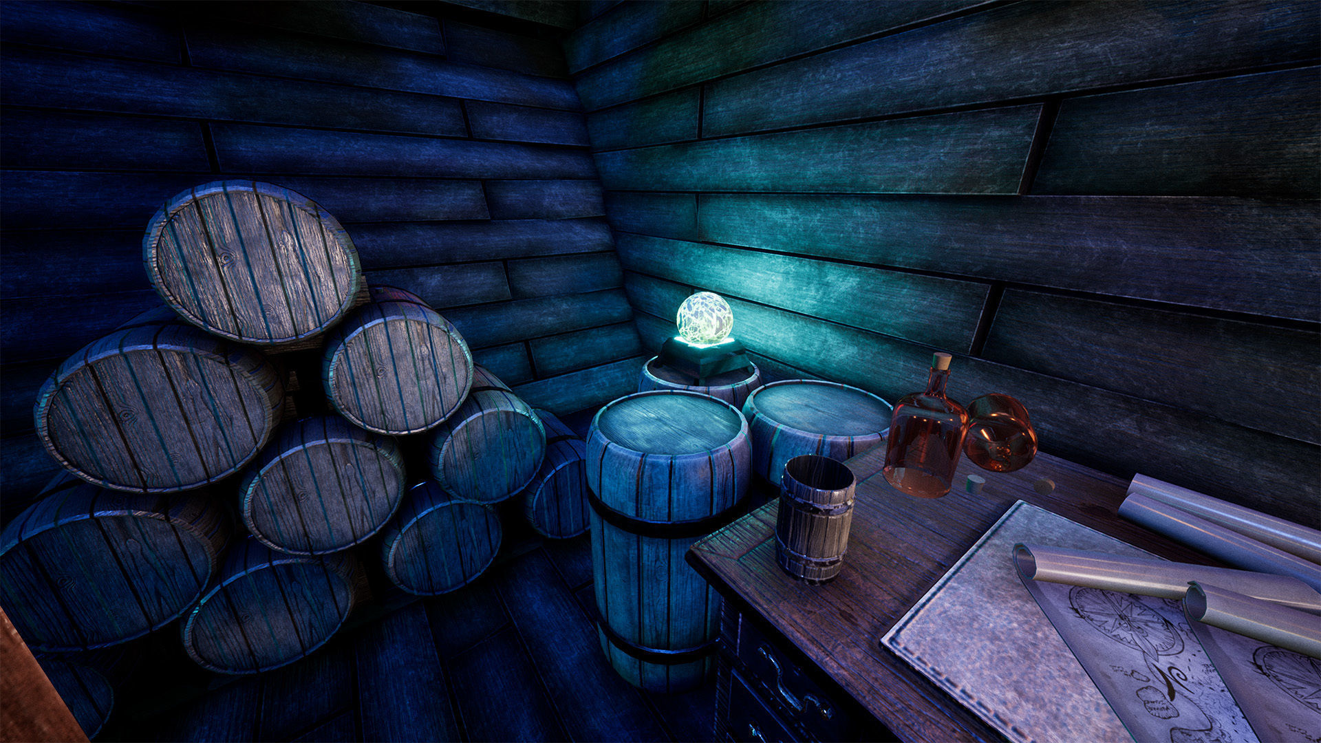 Pirate Props 60 Variations Low-poly 3D model_17