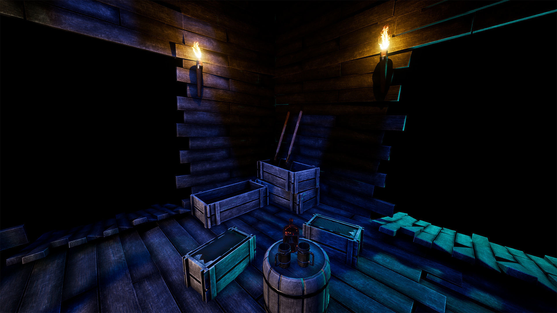 Pirate Props 60 Variations Low-poly 3D model_15