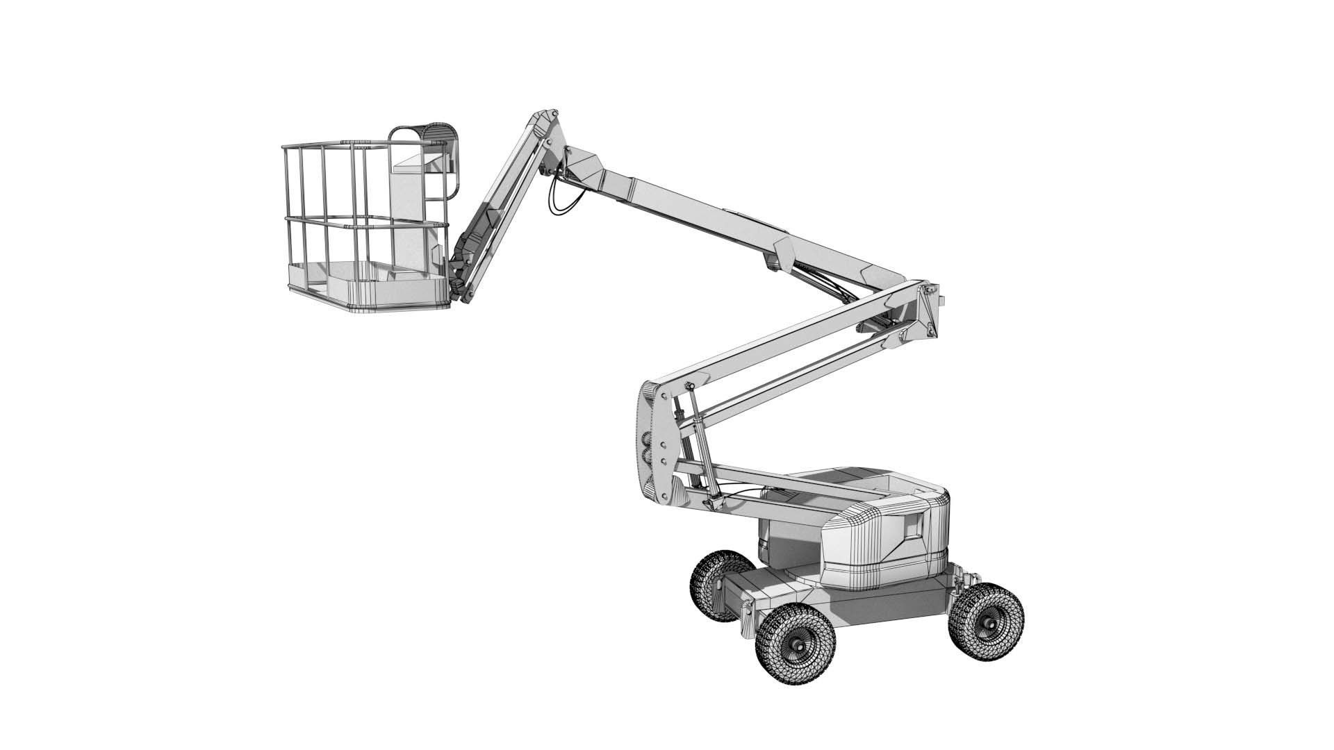manlift scissor lift 3D model_6