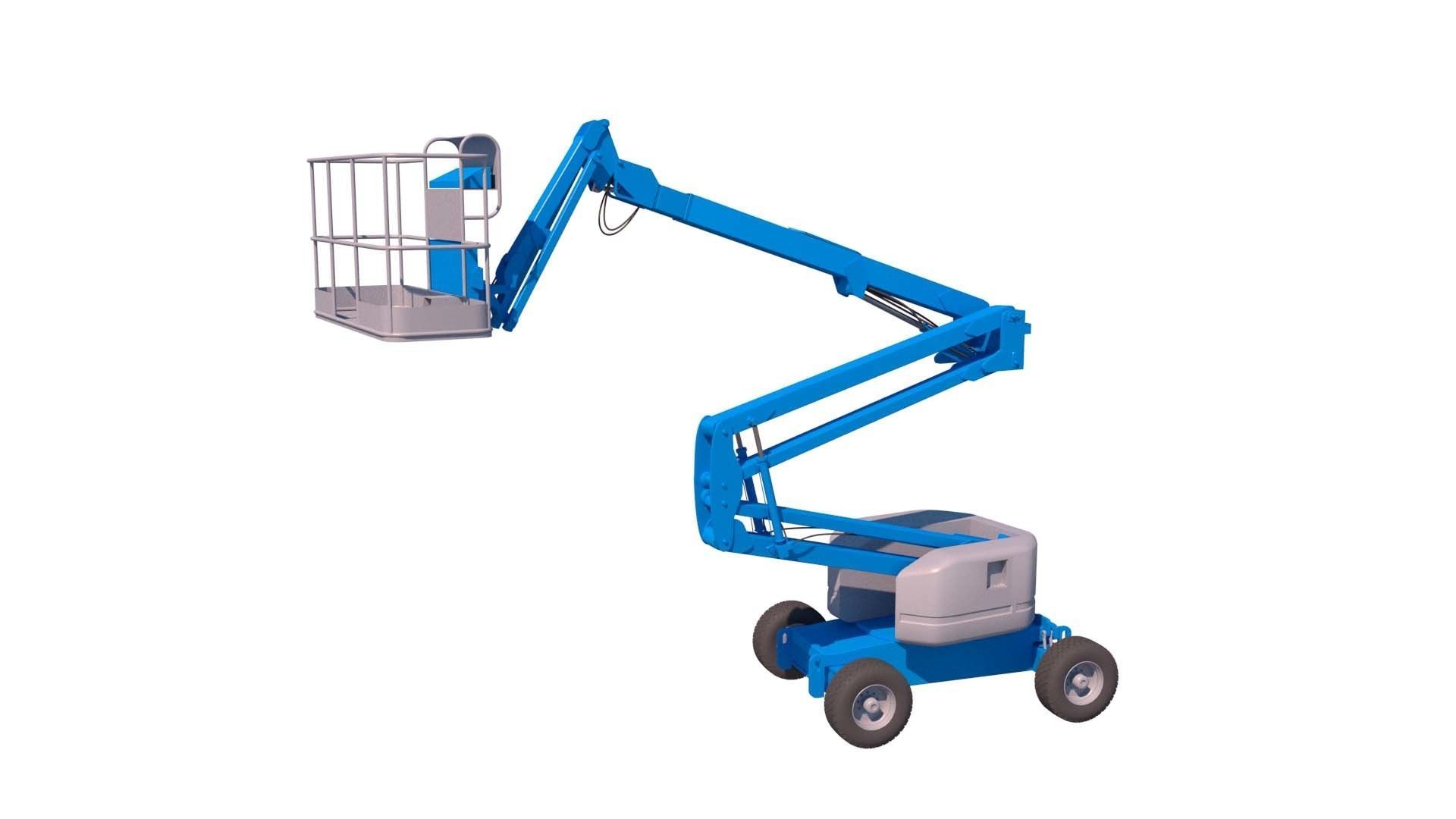manlift scissor lift 3D model_5