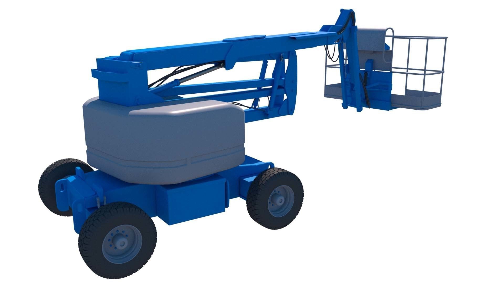 manlift scissor lift 3D model_3