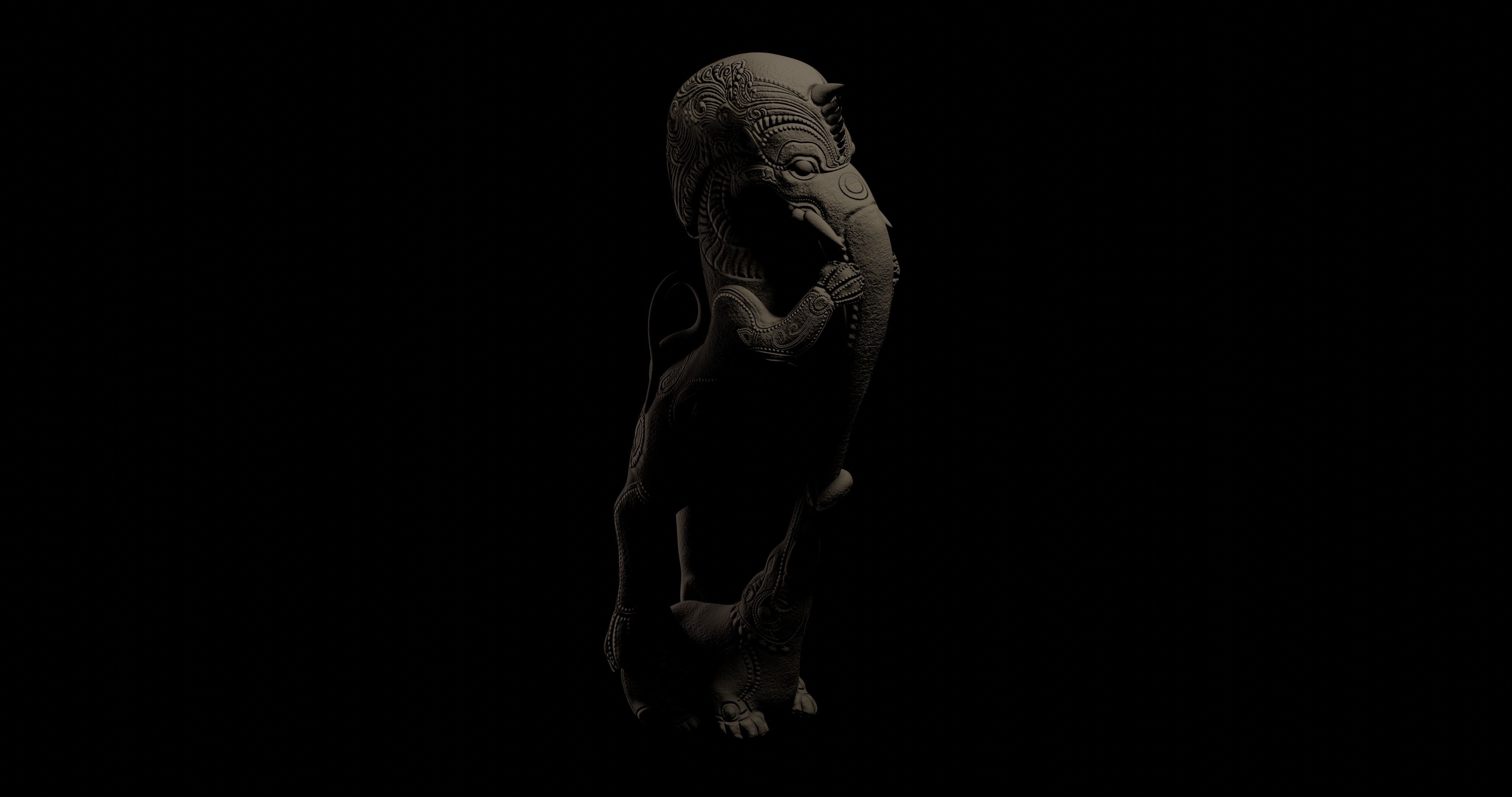 Sculpture - Yazhi 3D model_6