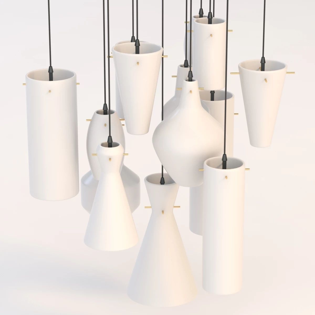 N-7840 Chandelier 3D model_3