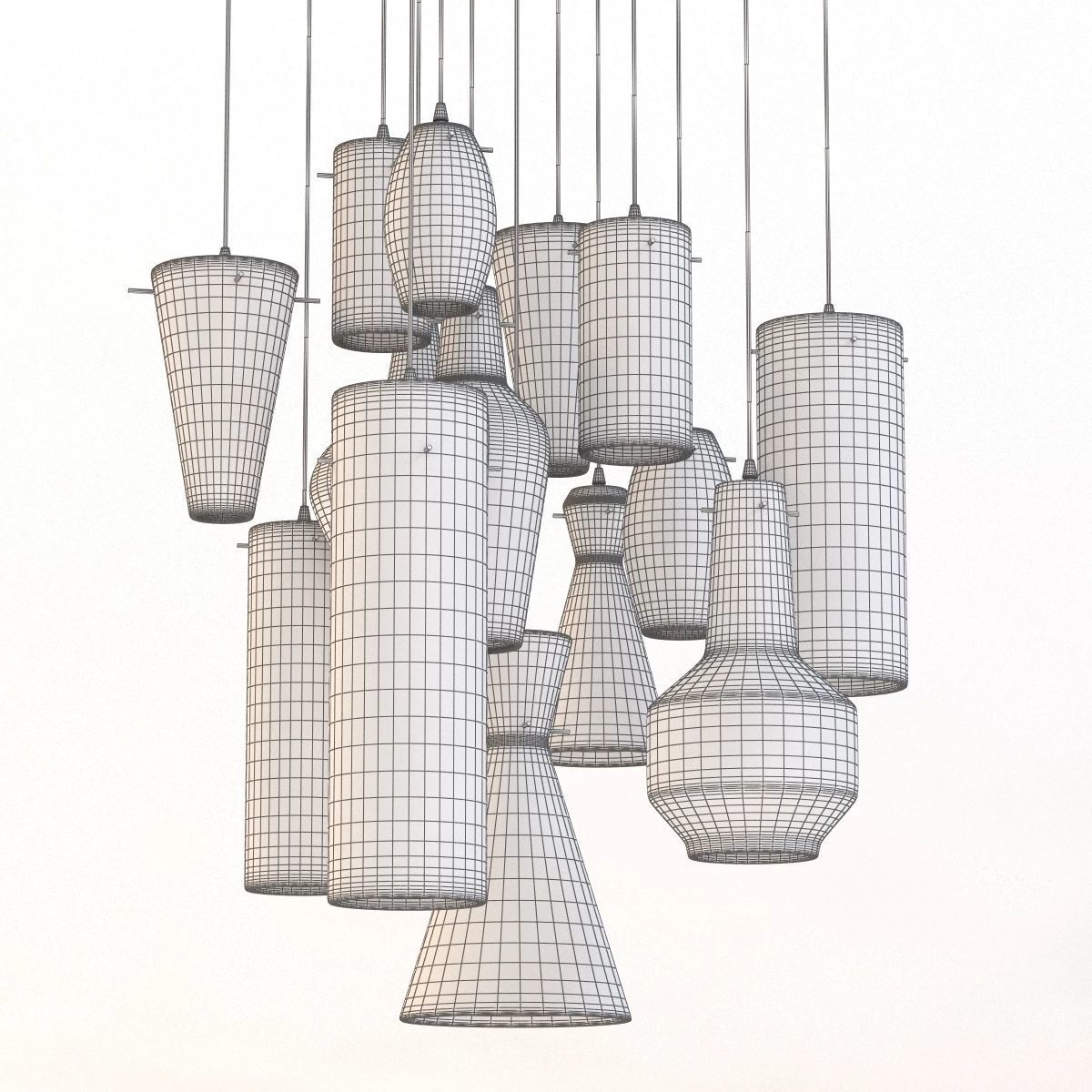 N-7840 Chandelier 3D model_7