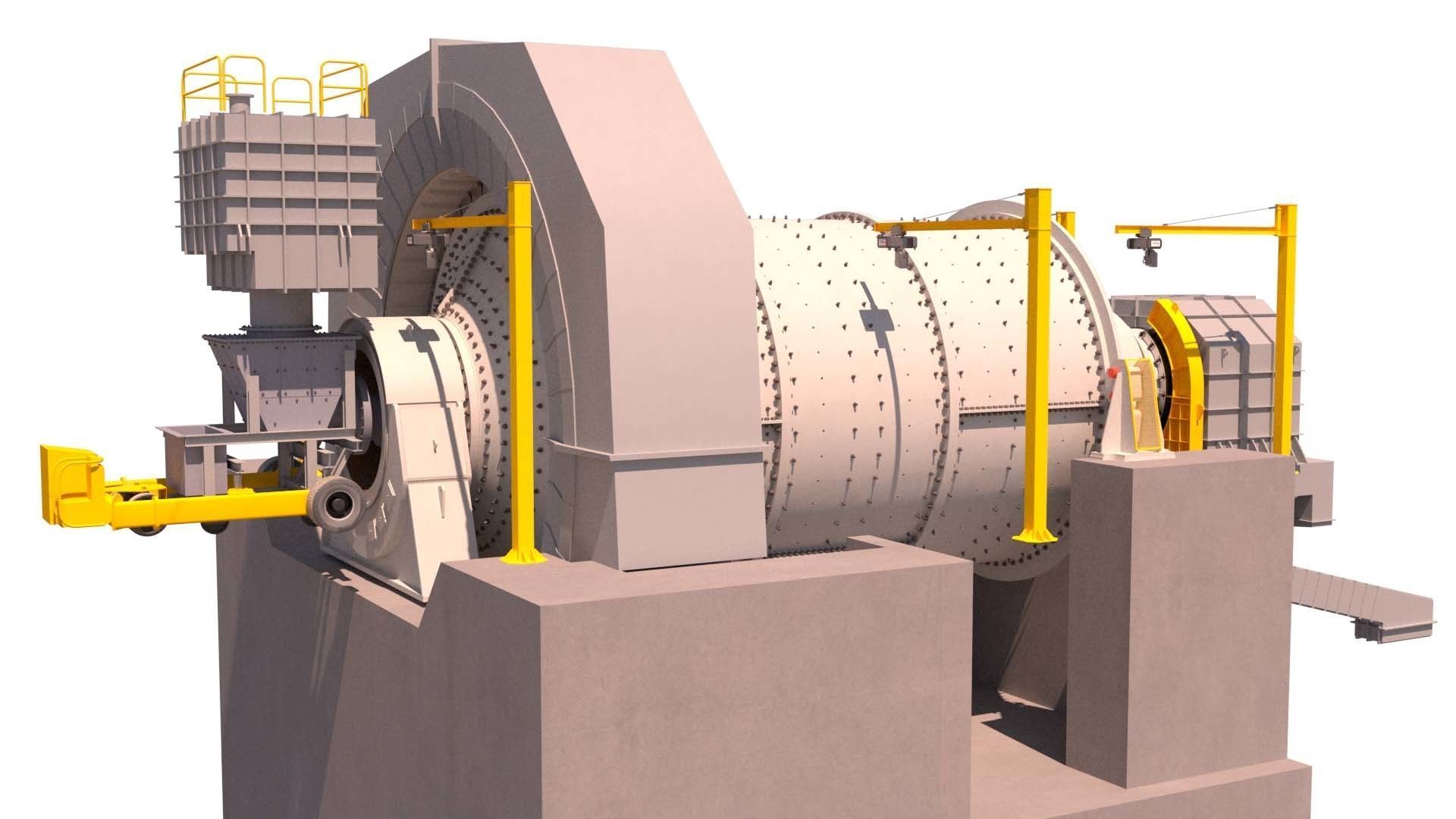 molino de bolas03 3D model_1