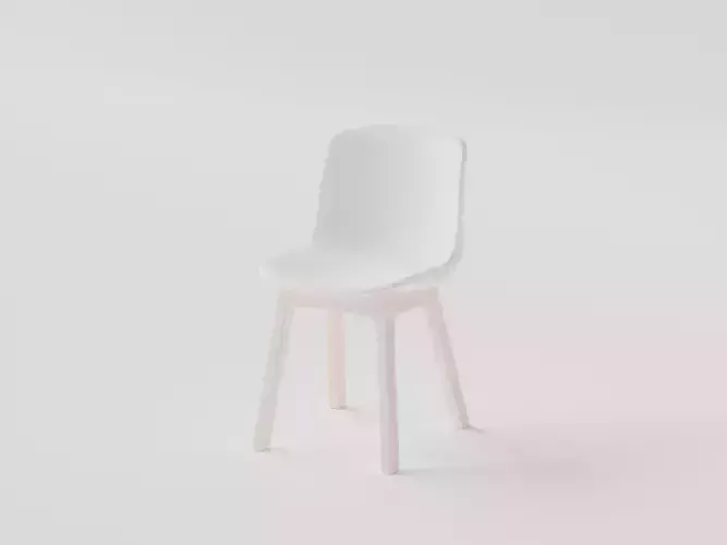 Chair with seat and legs