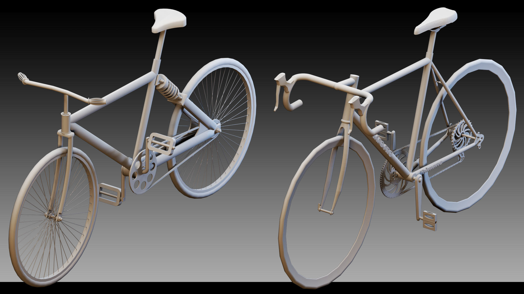 40 Bicycles- Kitbash- High detail 3d models 3D model_18