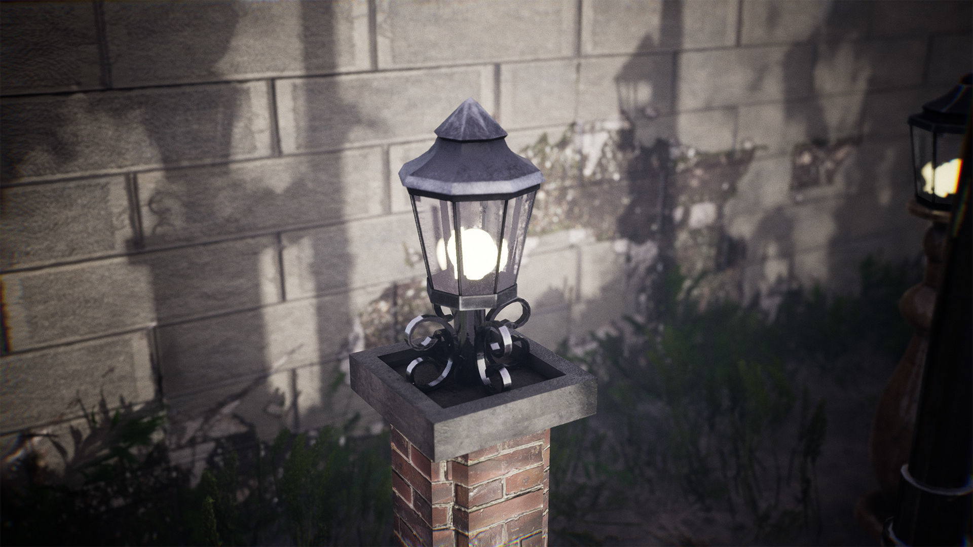 Modular Streetlights 46 Assets Low-poly 3D model_3
