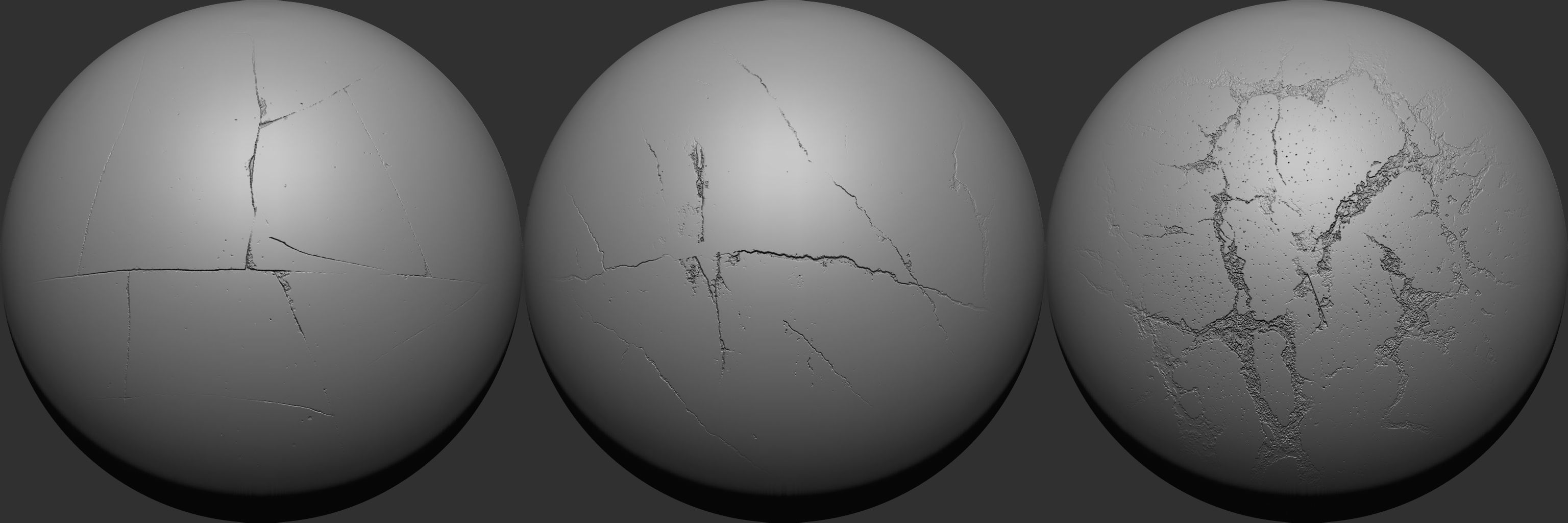 Crack VDM Brushes and Alpha Vol 5 Low-poly 3D model_3