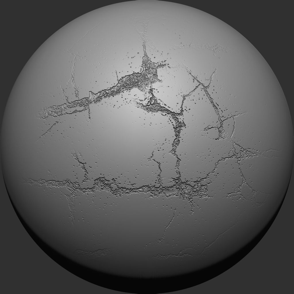 Crack VDM Brushes and Alpha Vol 5 Low-poly 3D model_16