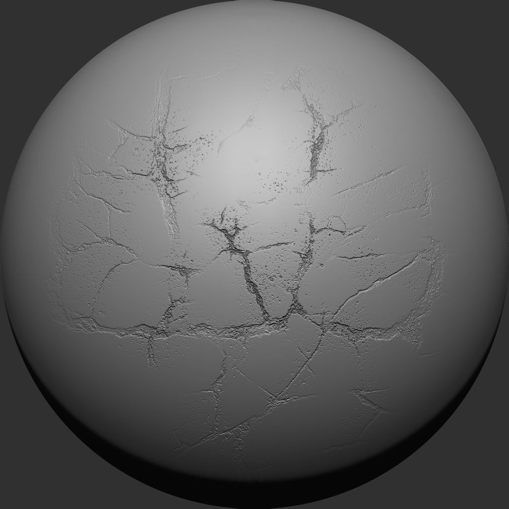 Crack VDM Brushes and Alpha Vol 5 Low-poly 3D model_12