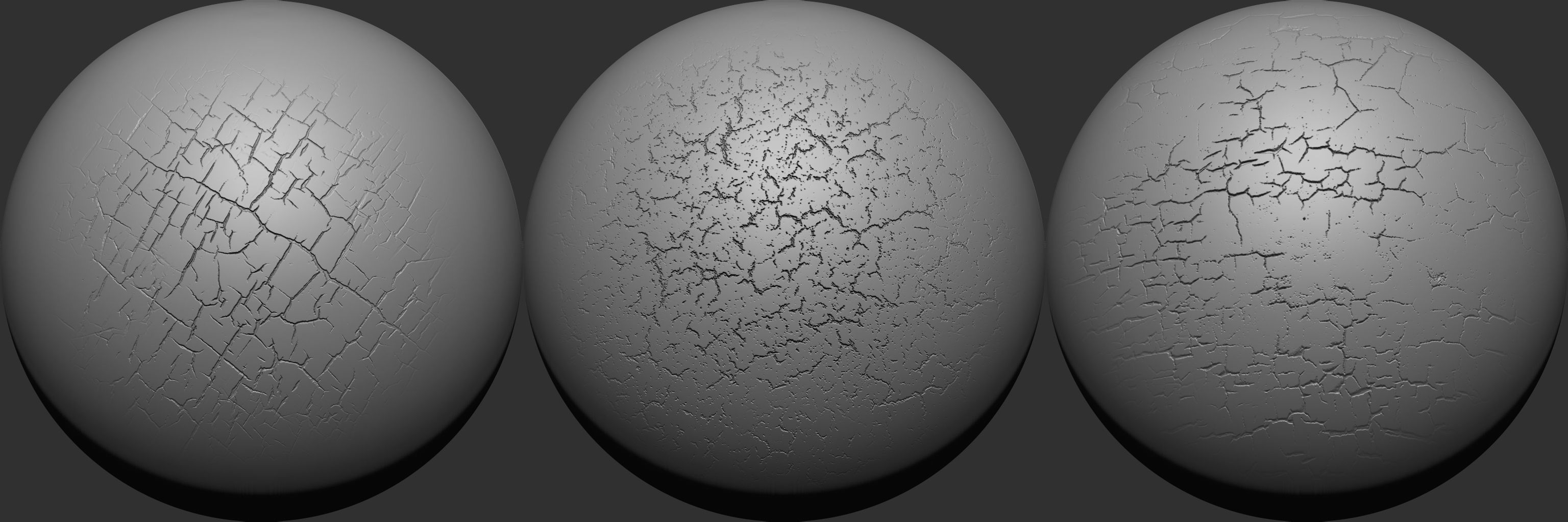 Crack VDM Brushes and Alpha Vol 5 Low-poly 3D model_5
