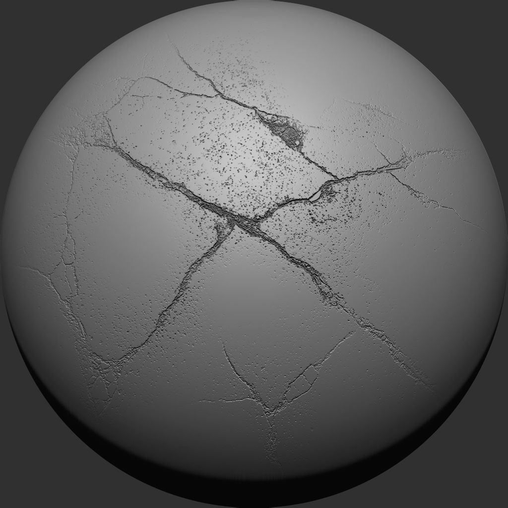 Crack VDM Brushes and Alpha Vol 5 Low-poly 3D model_17