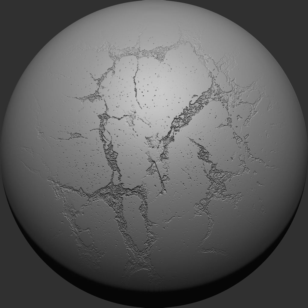 Crack VDM Brushes and Alpha Vol 5 Low-poly 3D model_15