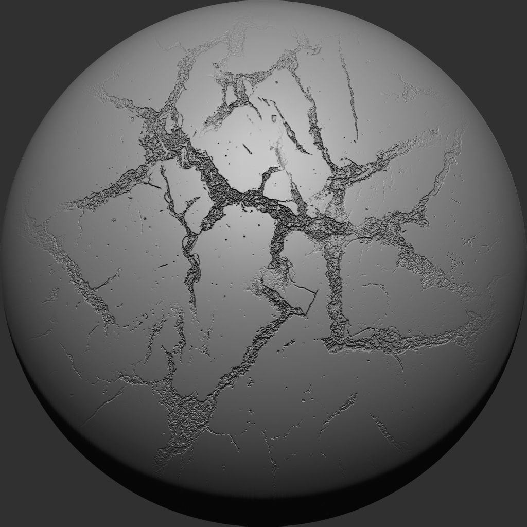 Crack VDM Brushes and Alpha Vol 5 Low-poly 3D model_11