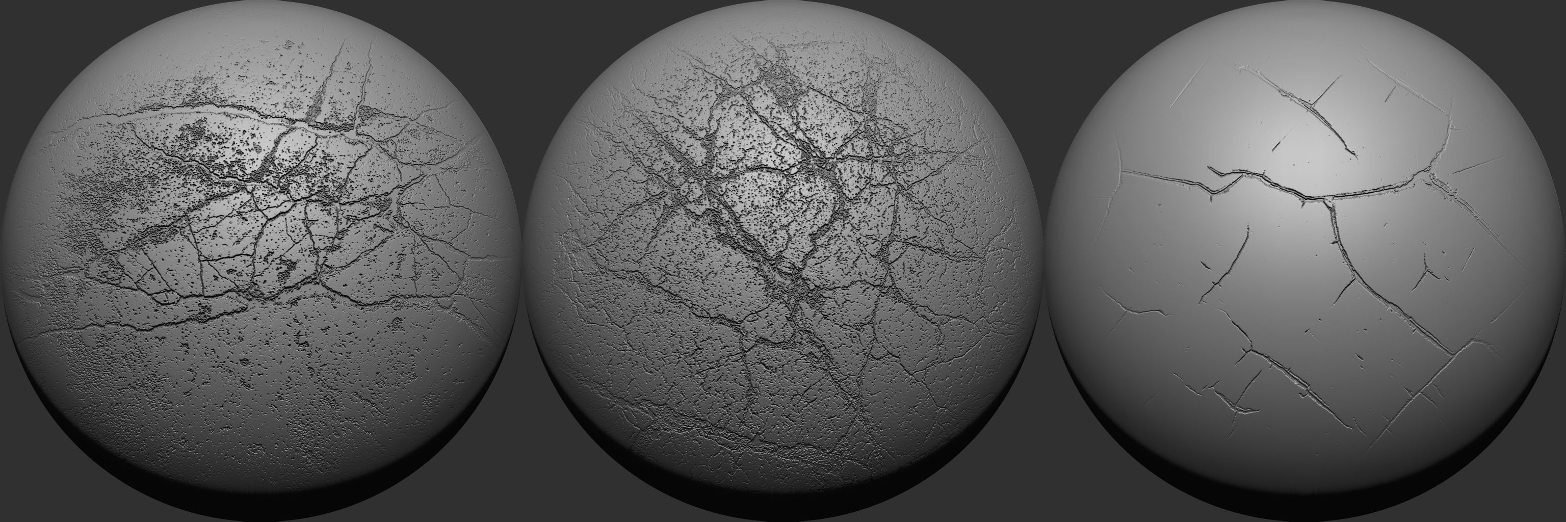 Crack VDM Brushes and Alpha Vol 5 Low-poly 3D model_6
