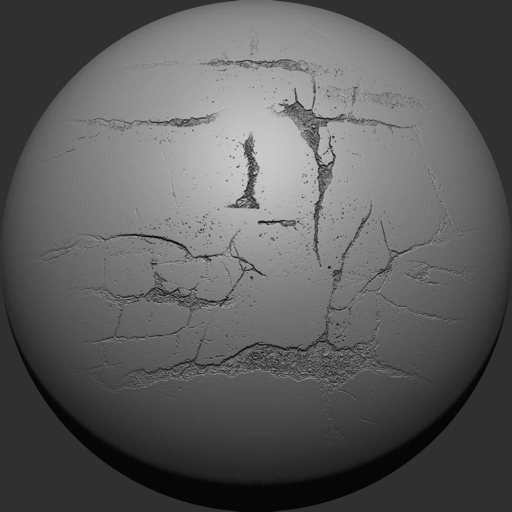 Crack VDM Brushes and Alpha Vol 5 Low-poly 3D model_8