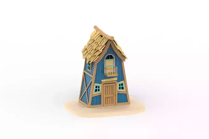 Hobbit House 3d Model