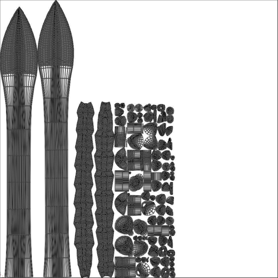 Golden sword PBR HI-poly game ready 3D model_8