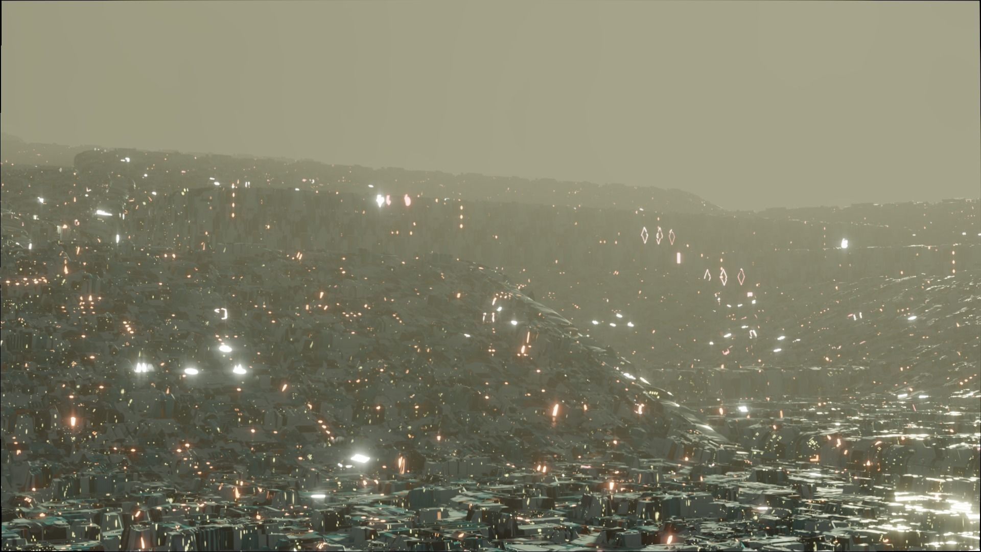 Sci Fi Terrain 1a 3D model_4