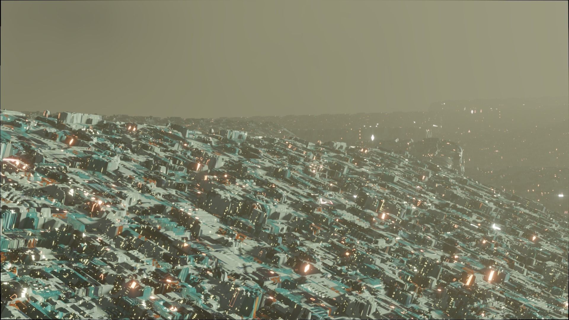 Sci Fi Terrain 1a 3D model_1