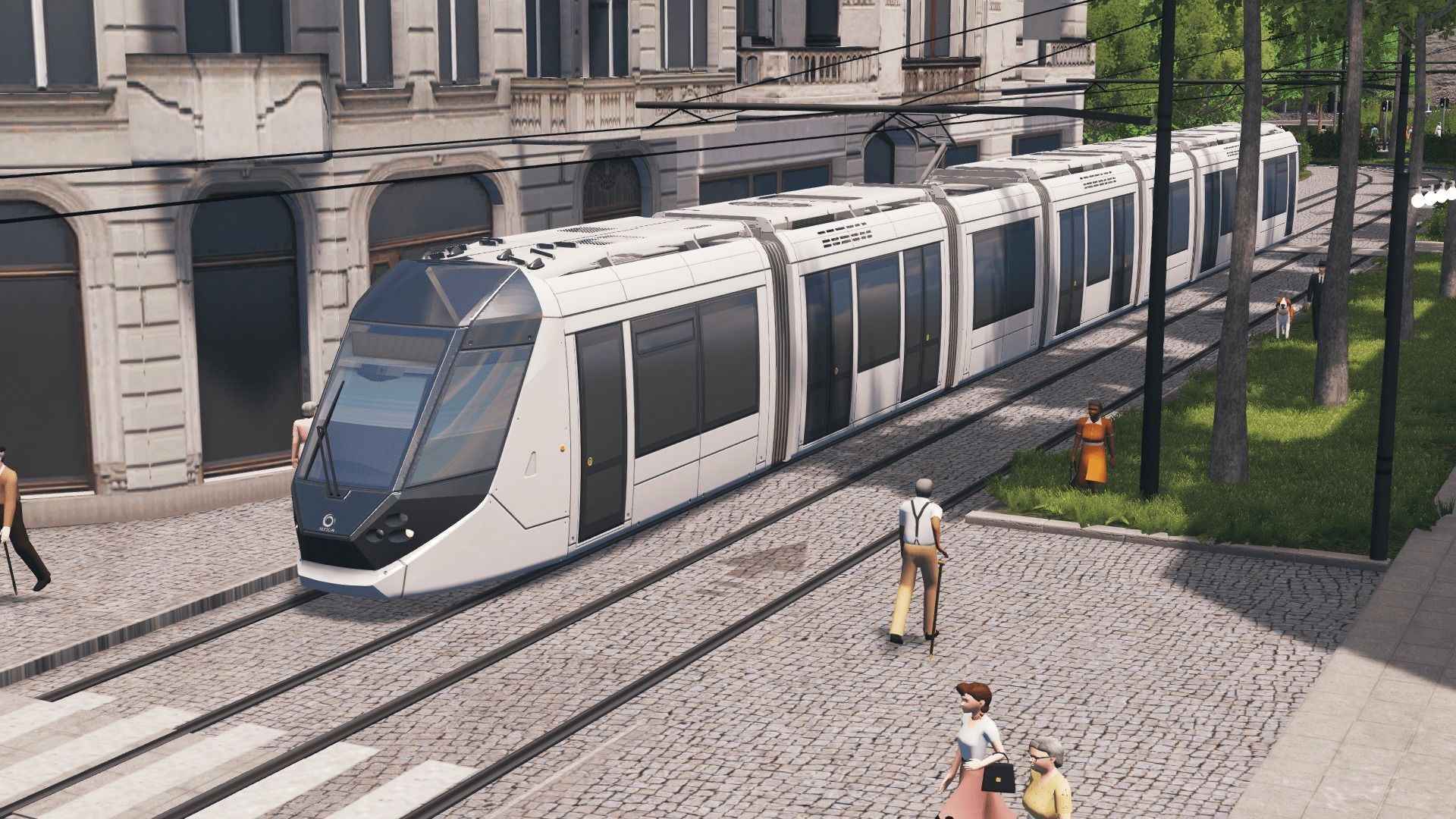 Alstom Citadis 402 - Dubai Tram Low-poly 3D model_6