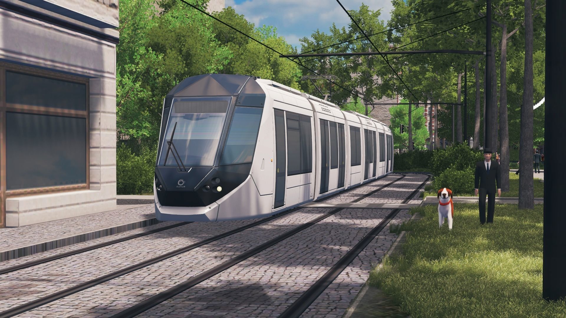 Alstom Citadis 402 - Dubai Tram Low-poly 3D model_13