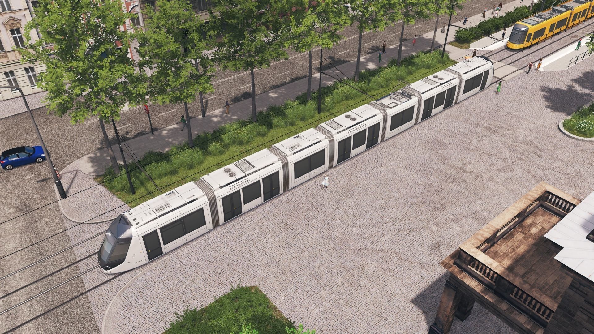 Alstom Citadis 402 - Dubai Tram Low-poly 3D model_12