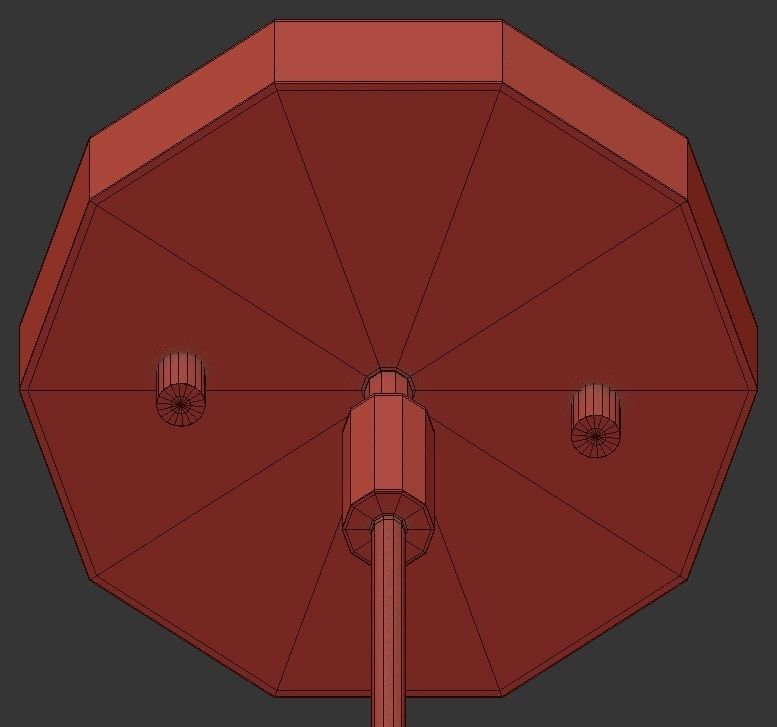 Tommie Dimmable Sputnik Modern Linear Chandelier 3D model_3