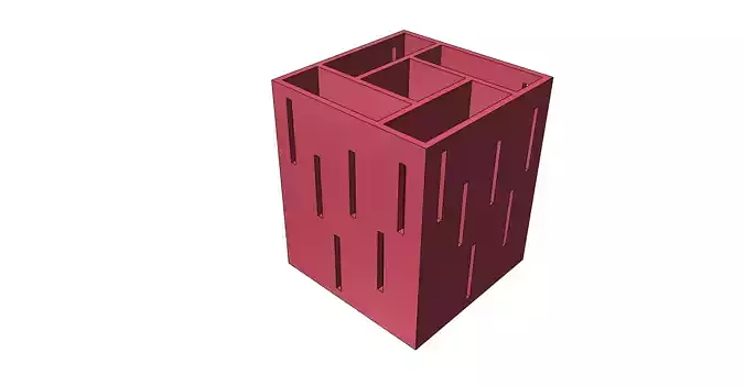 Pen pencil holder stand easy print 3D print model