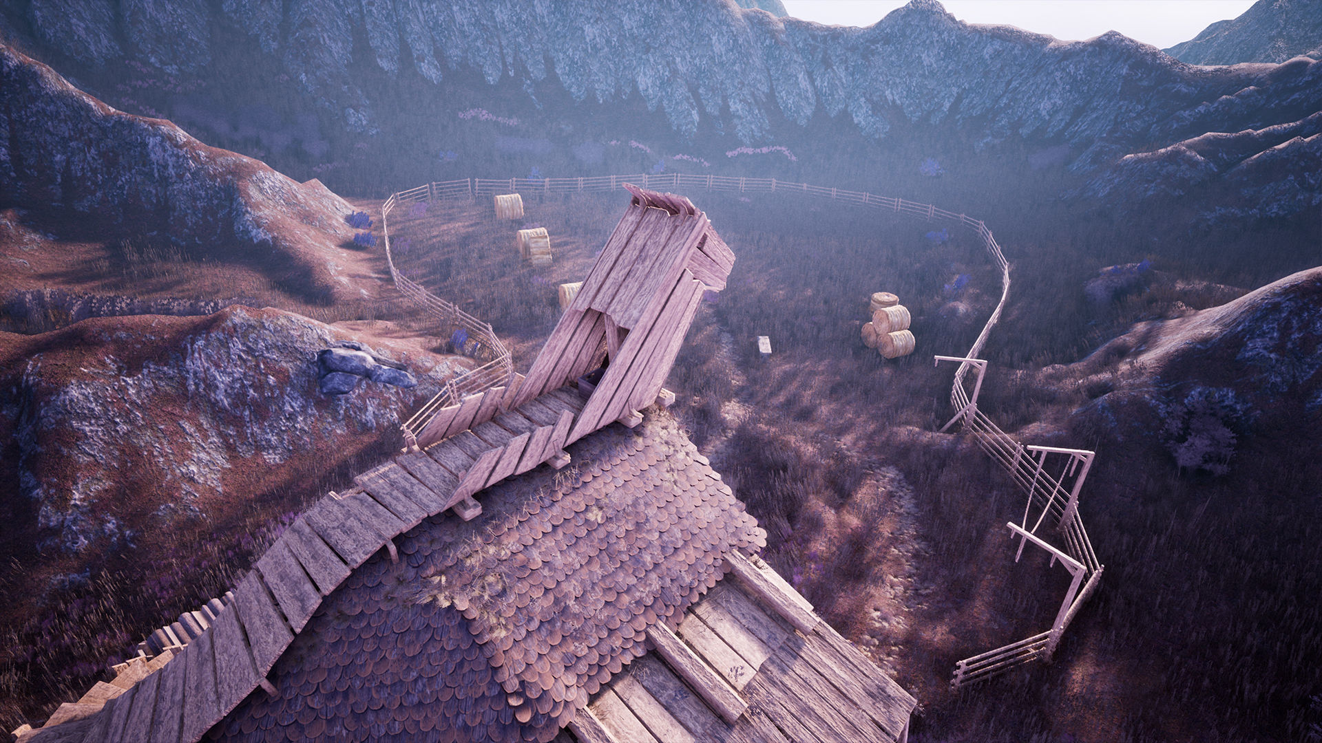 Modular Stables Environment  100 Assets Low-poly 3D model_15