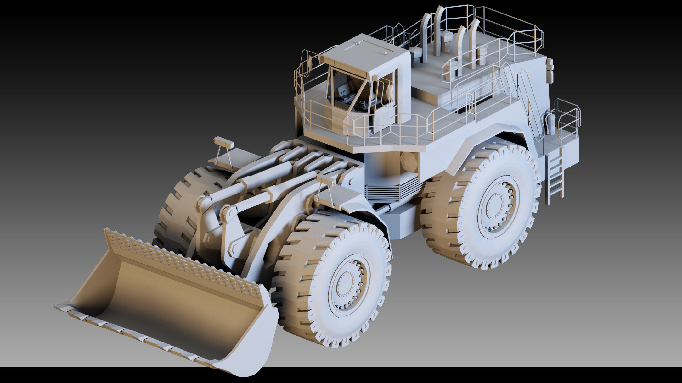 20 Industrial Vehicles- High detail 3d models 3D model_11