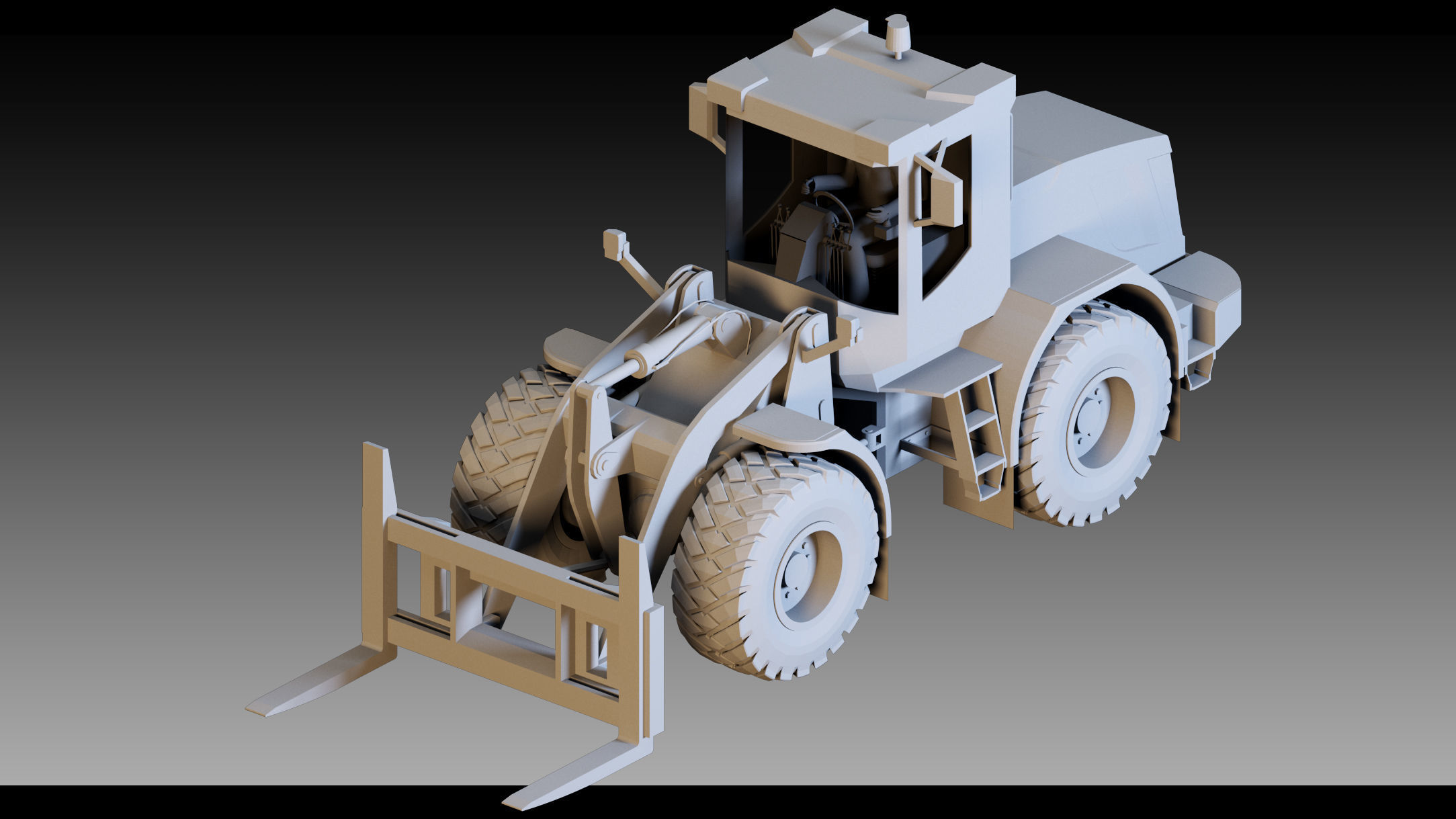 20 Industrial Vehicles- High detail 3d models 3D model_7