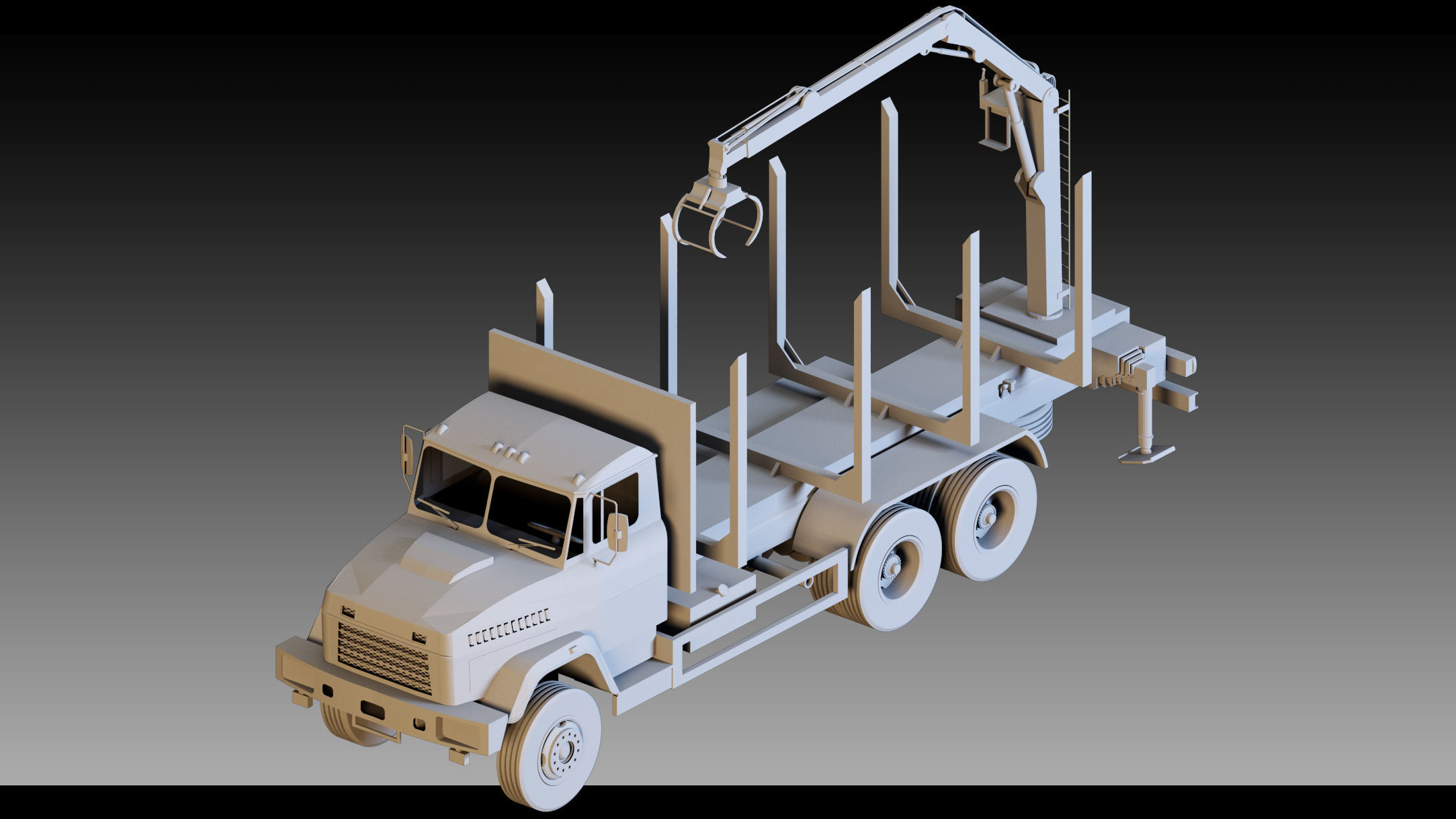 20 Industrial Vehicles- High detail 3d models 3D model_3