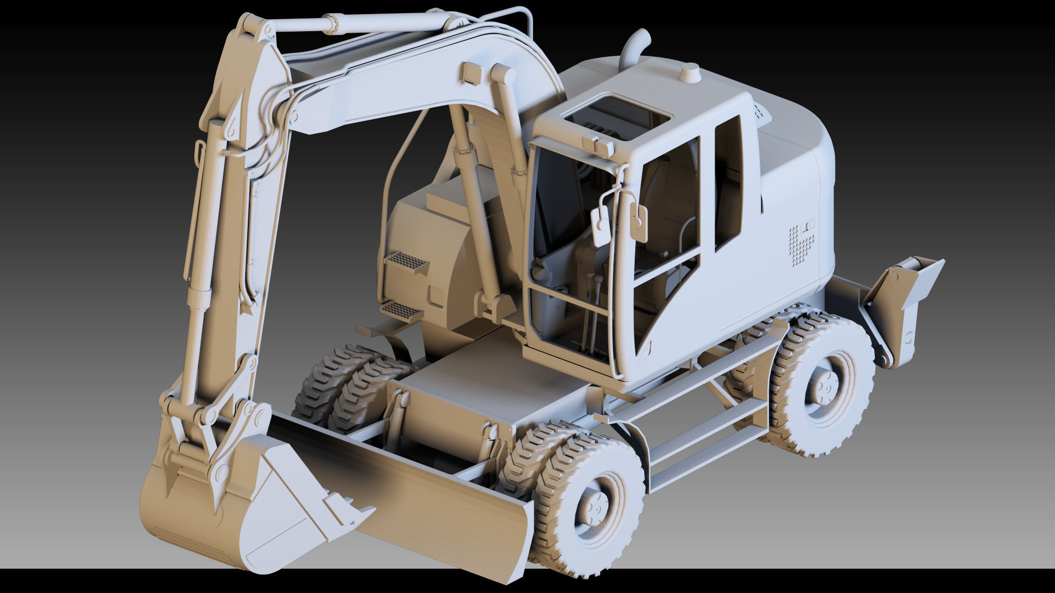 20 Industrial Vehicles- High detail 3d models 3D model_10
