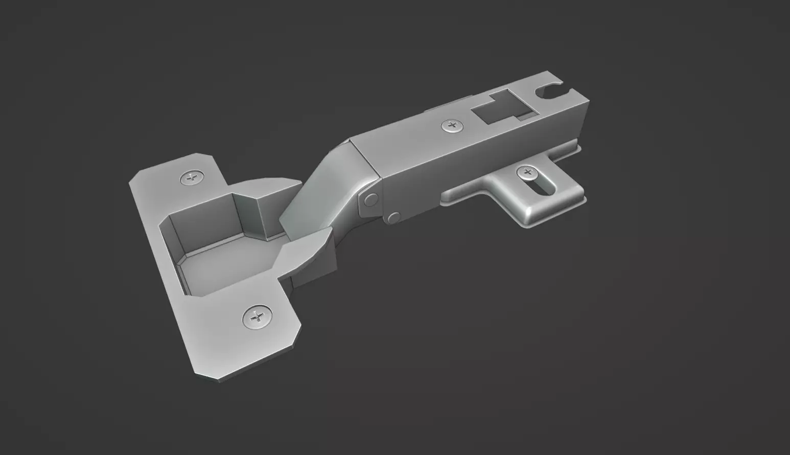 furniture hinge Free low-poly 3D model