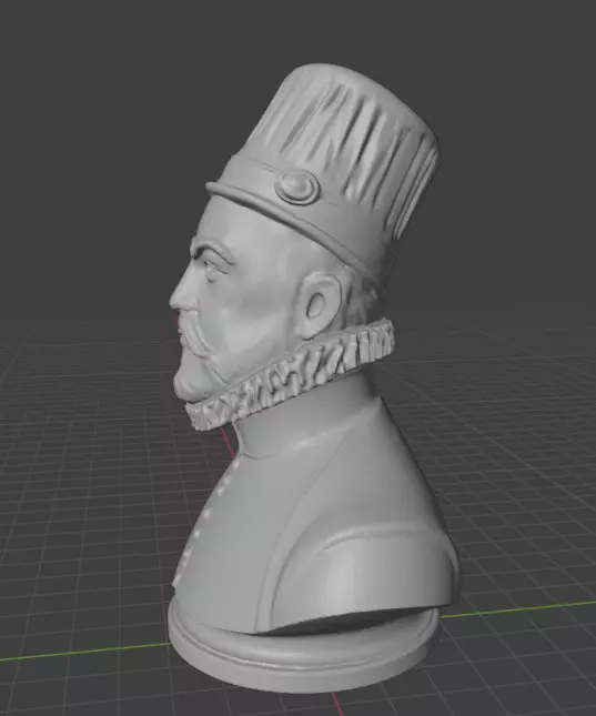 Philip II of Spain 3D print model_6