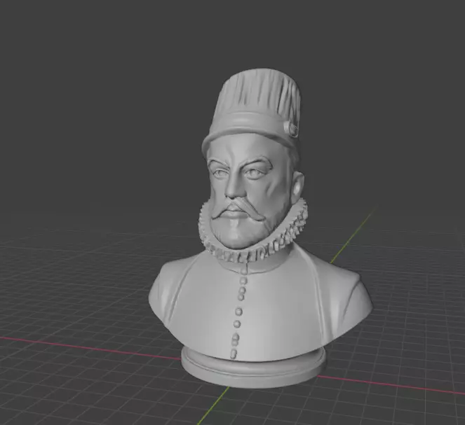 Philip II of Spain 3D print model_13
