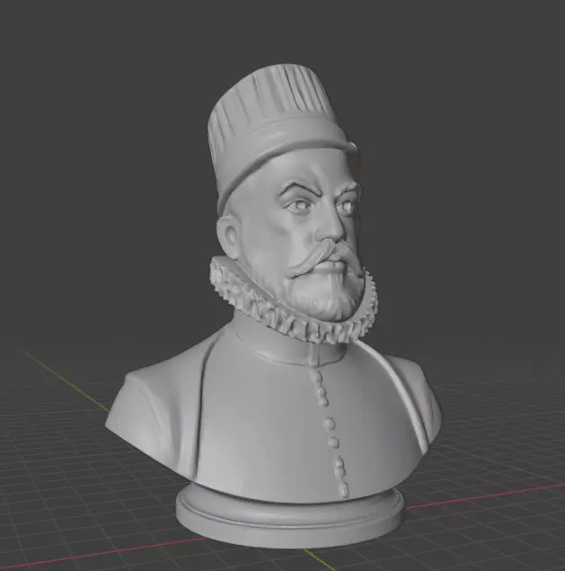 Philip II of Spain 3D print model_4