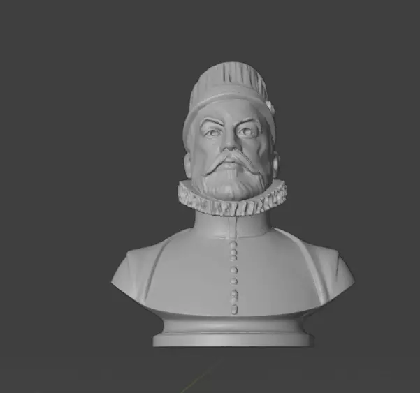 Philip II of Spain 3D print model_20