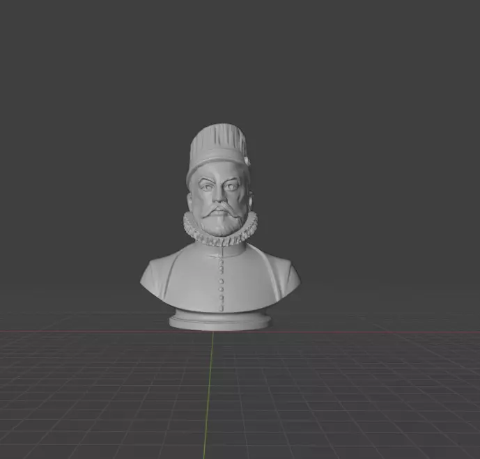 Philip II of Spain 3D print model_0