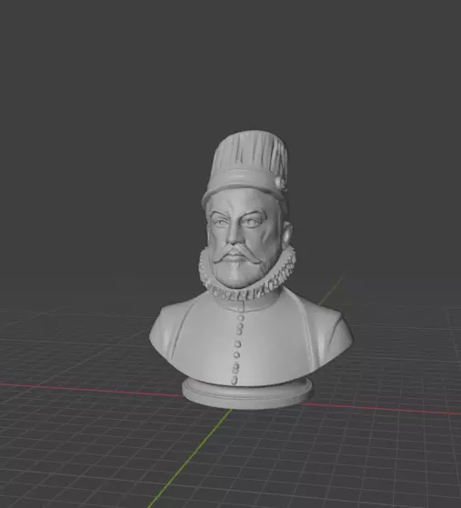 Philip II of Spain 3D print model_21